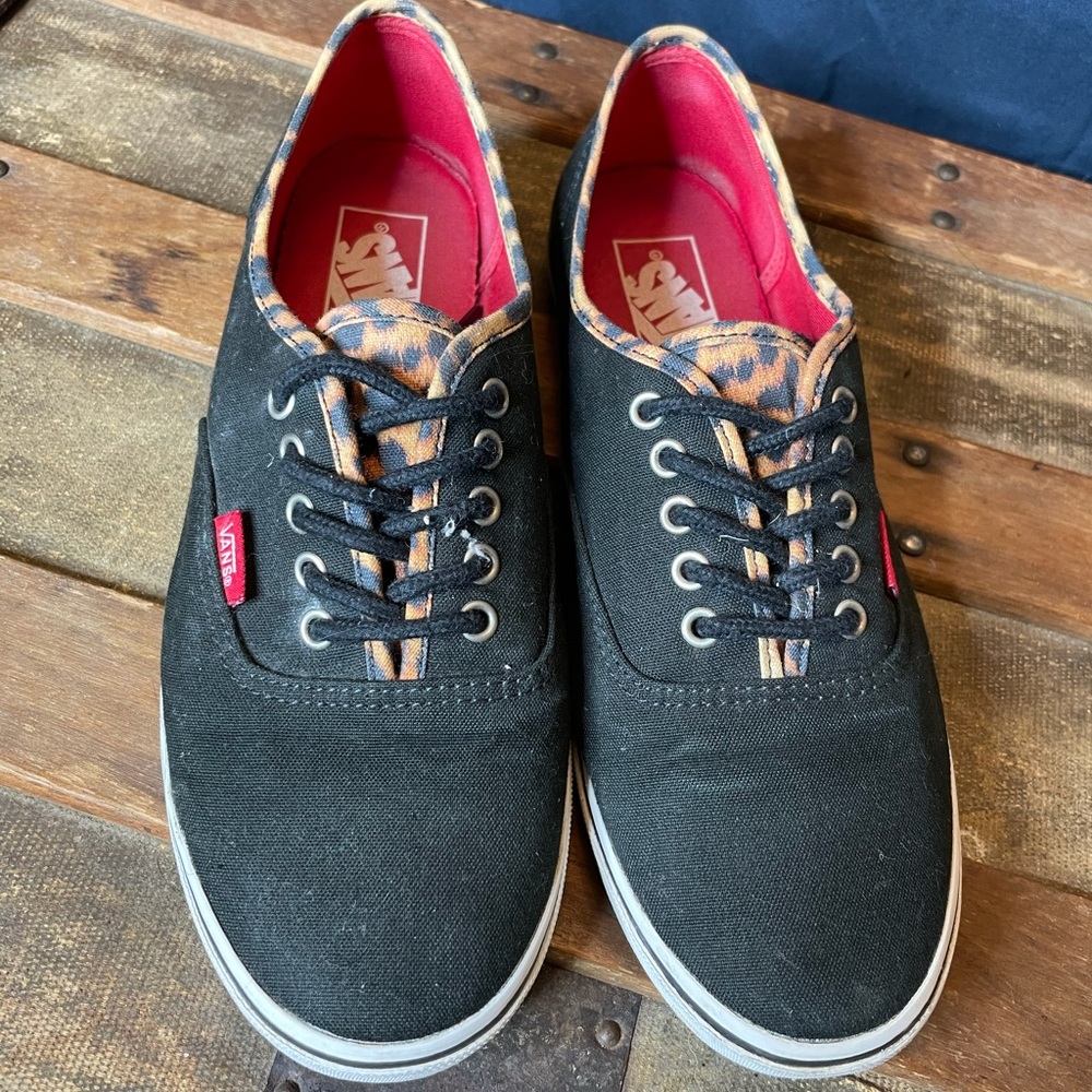 Cheetah print Vans